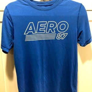 Aeropostale logo Aero 87 Men’s Short Sleeve Blue T-Shirt. Size S